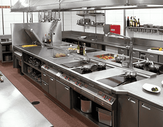 Catertop kitchen equipment selection content table kitchen solution
