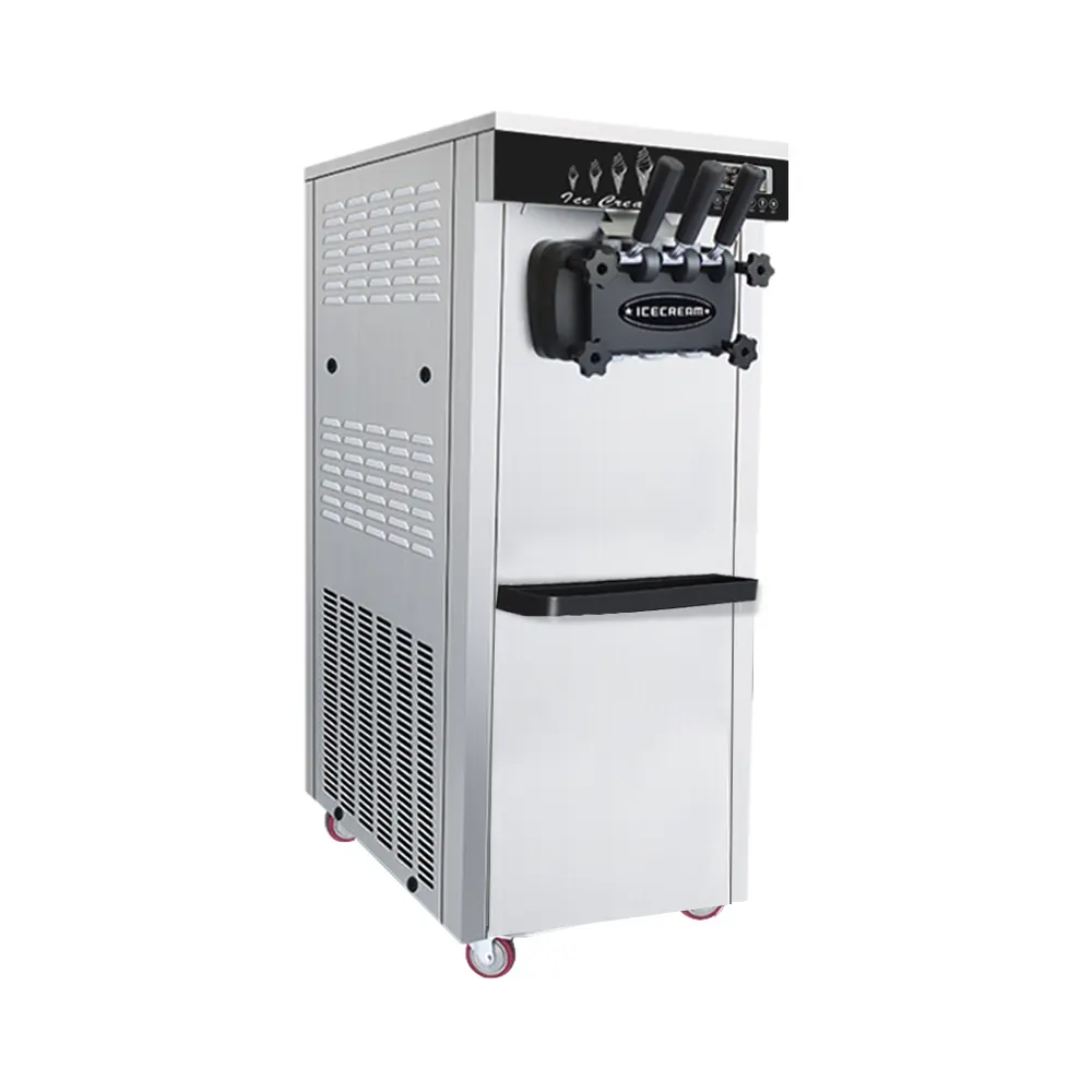 18 22 l per hour 2 hopper 3 flavor commercial soft serve ice cream maker ct 618cb